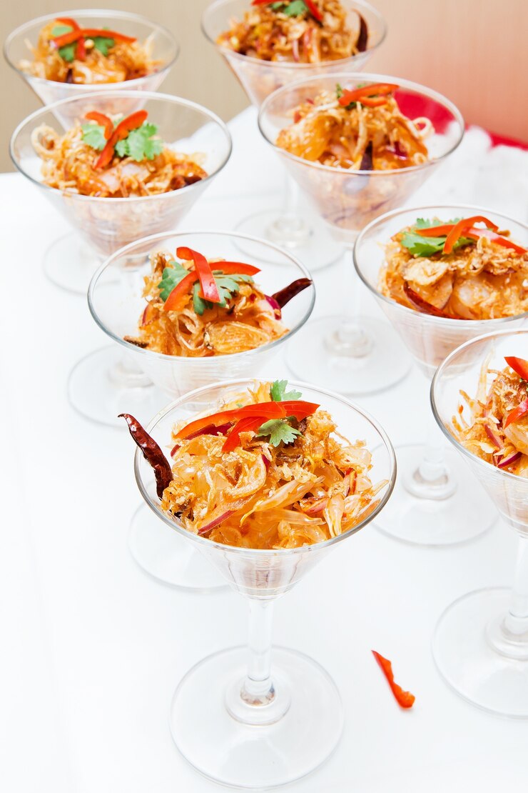 Foto dias da salada do cocktail de tailândia do natal.