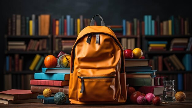 días escolares mochilas libros y bocados para energizar