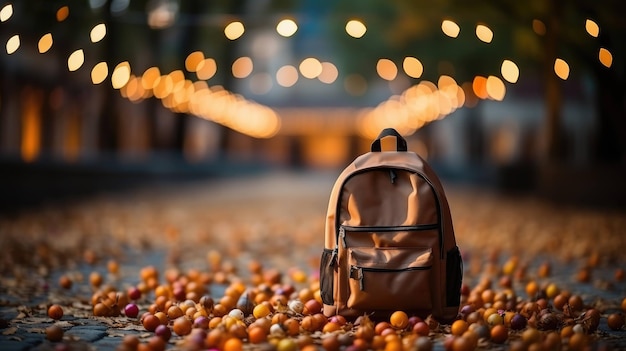 días escolares mochilas libros y bocados para energizar