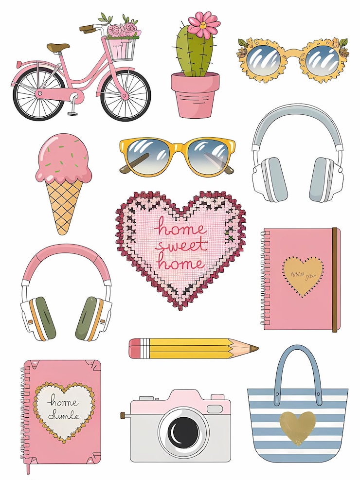 Foto días soleados ilustración del estilo de vida de verano icono aislado en el fondo