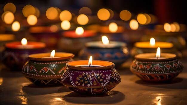 Las dias tradicionales de Diwali