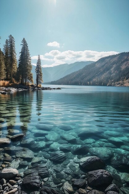 Foto dibuja un hermoso hiperrealista