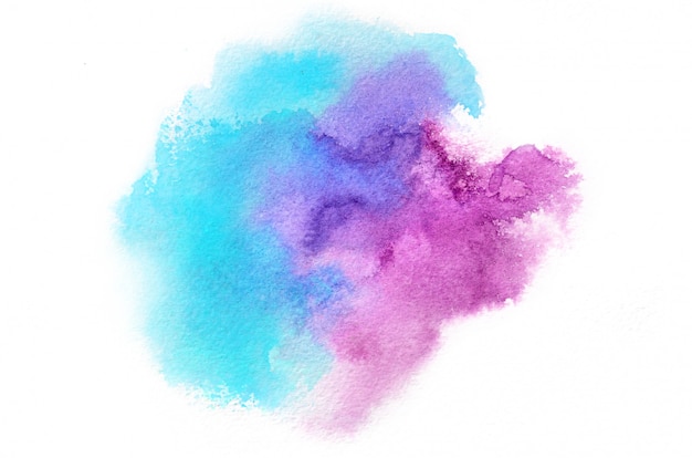 Dibujado a mano en forma de acuarela en tonos fríos para su diseño. Fondo pintado creativo, decoración hecha a mano.