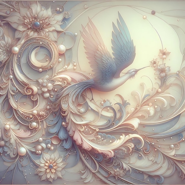 un dibujo de un ángel azul con alas de ángel azul