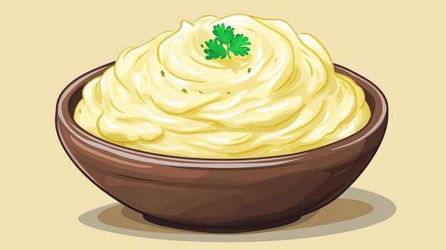 El dibujo animado de Creamy Mashed Potatoes