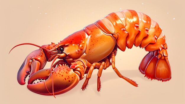 El dibujo animado Juicy Lobster Tail