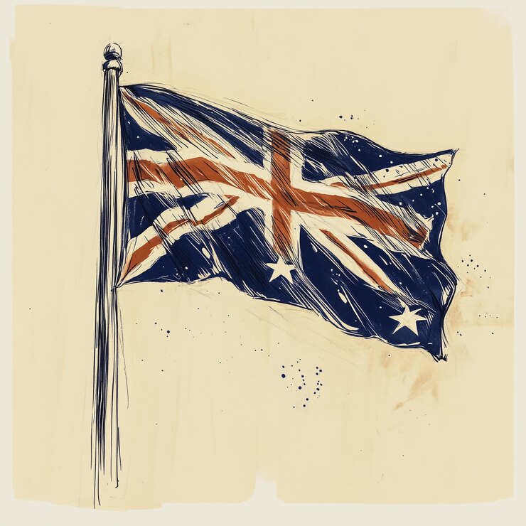 un dibujo de una bandera con las palabras texas en él