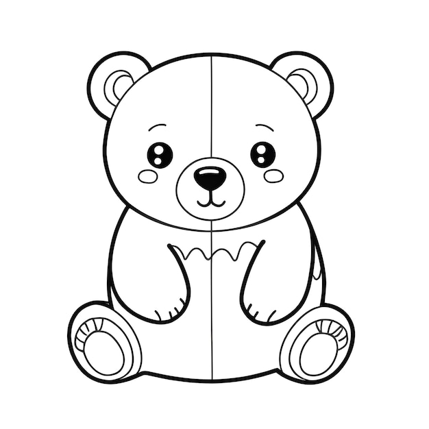 un dibujo en blanco y negro de un oso con un logotipo de superhombre en él