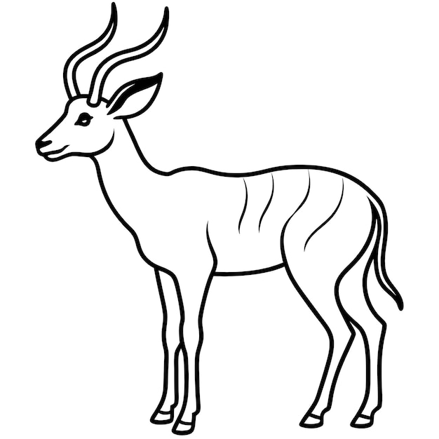 un dibujo de un ciervo con un fondo blanco que tiene un dibujado de un cerdo en él