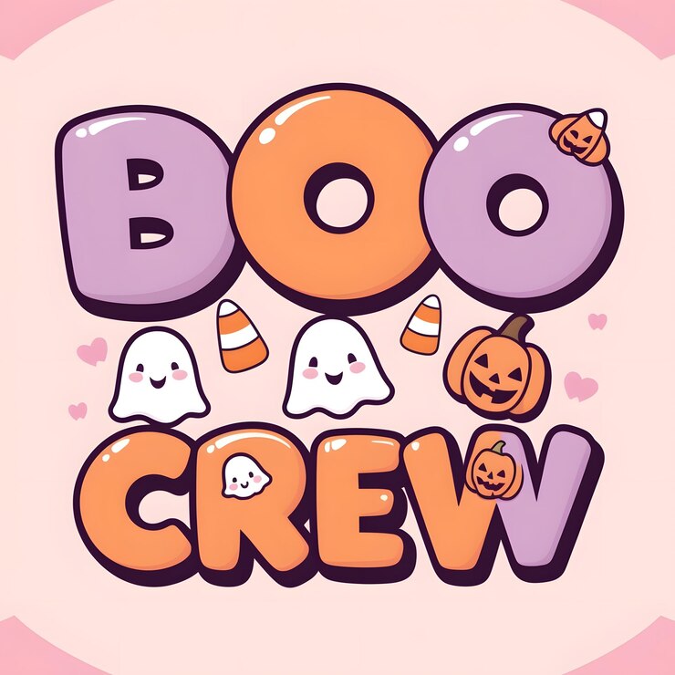 un dibujo de dibujos animados de una calabaza con la palabra "do crew" en ella