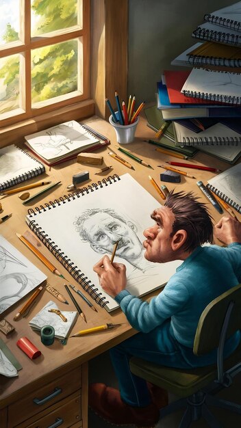 Dibujo por escritorio