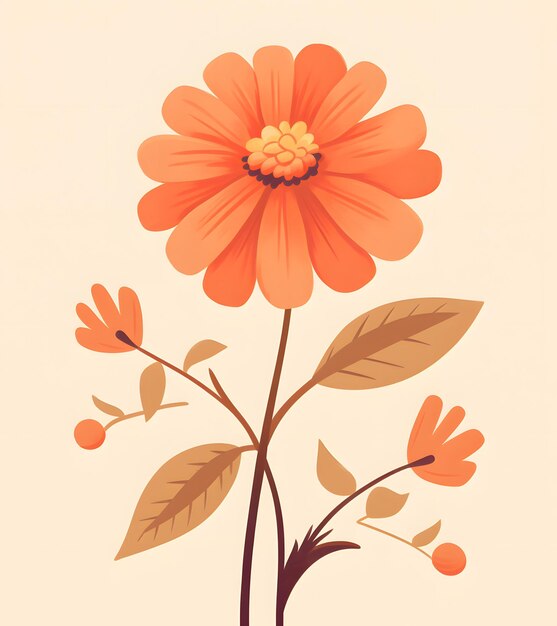 un dibujo de una flor que dice flores