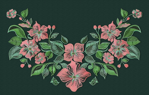 un dibujo de flores por persona