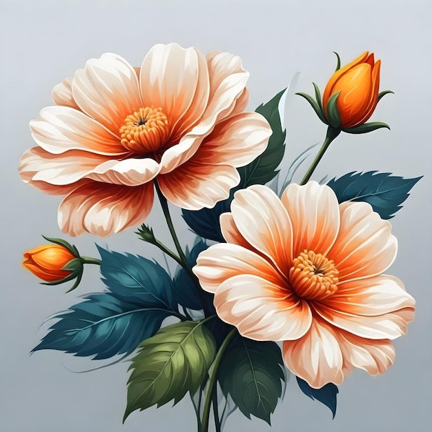 dibujo de flores