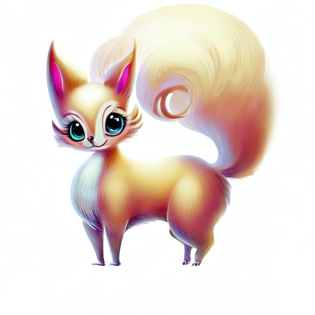 Un dibujo de un gato con una cola que dice "me encantan los gatos".
