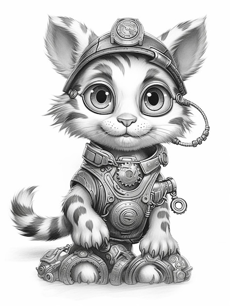 Un dibujo de un gato llamado bob the cat.