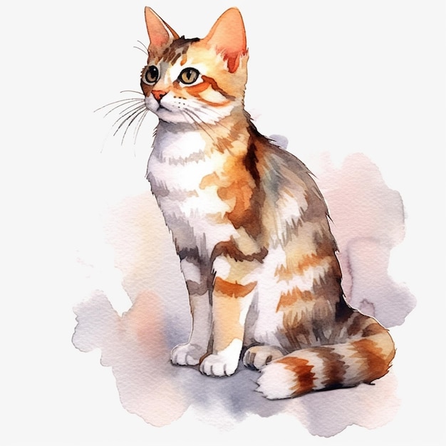 Un dibujo de un gato que se llama gato.