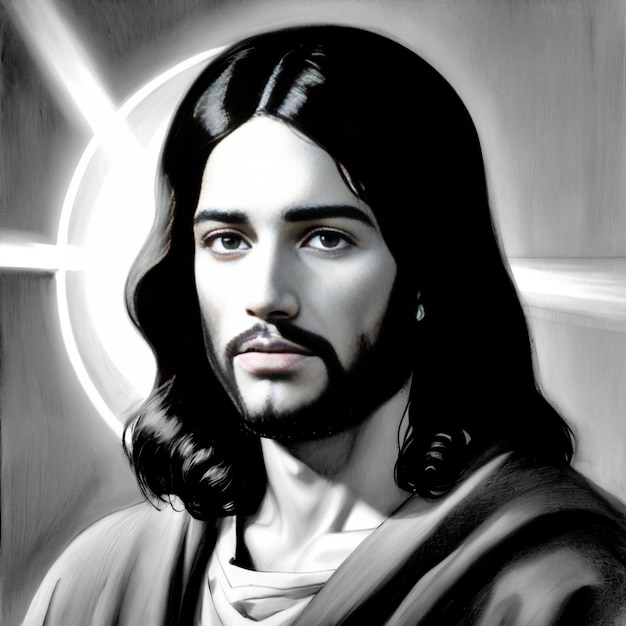 Foto dibujo de jesús