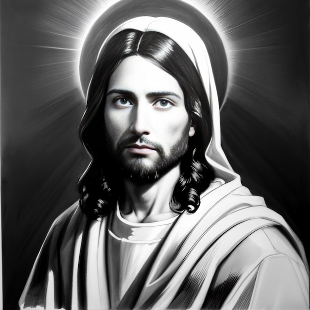 Foto dibujo de jesús