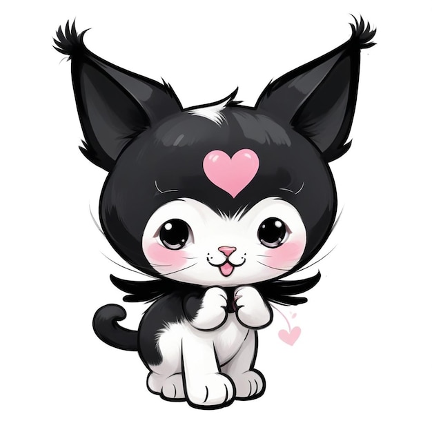 Foto un dibujo de kuromi