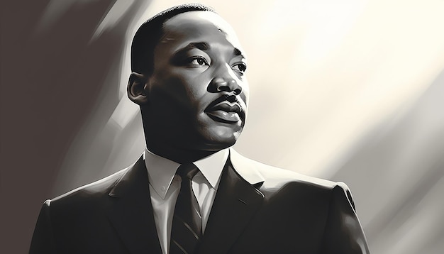El dibujo de Martin Luther King