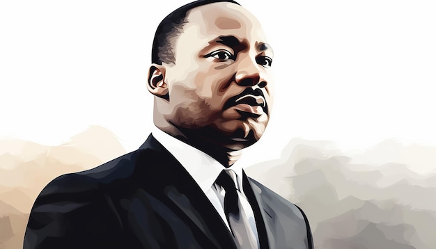 El dibujo de Martin Luther King