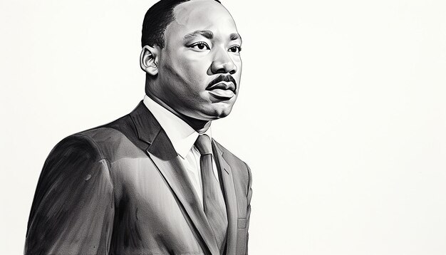 El dibujo de Martin Luther King