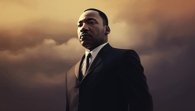 El dibujo de Martin Luther King