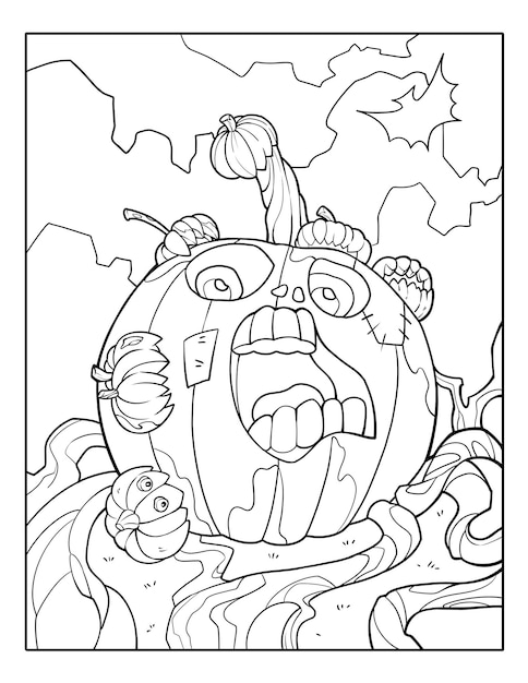 un dibujo de un monstruo con una cara dibujada