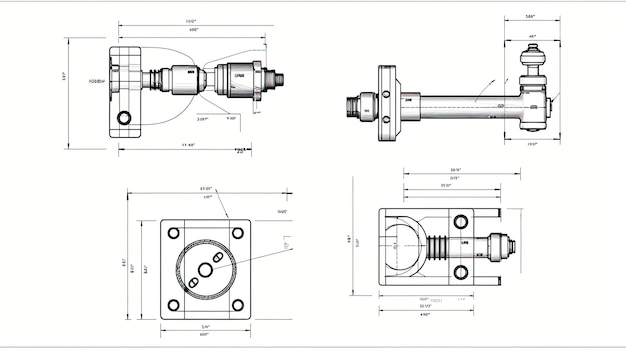 Un dibujo de un motor de automóvil con un dibujo de un motor de automóvil.