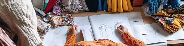 Foto un dibujo de una mujer está en un papel