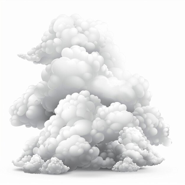 un dibujo de una nube que tiene la palabra nube en él