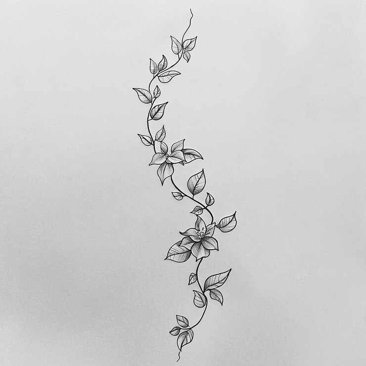 un dibujo de una planta con hojas que dice quot ramas quot