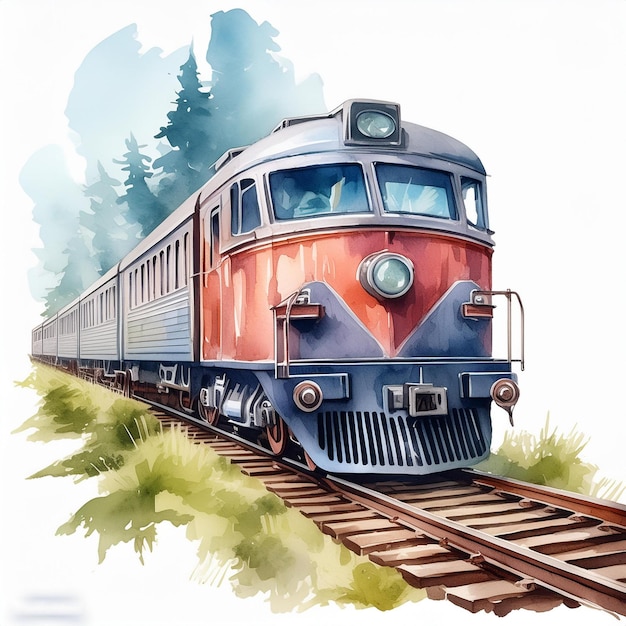 un dibujo de un tren con la palabra "el tren" en él