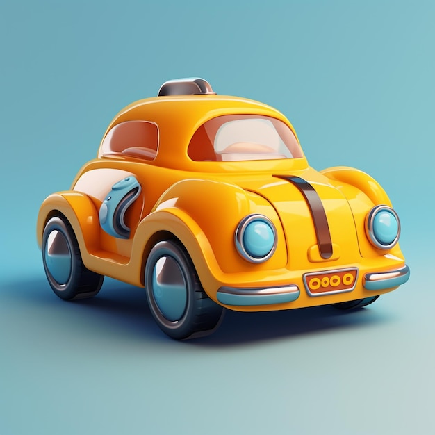 Dibujos animados coches alegría 3d