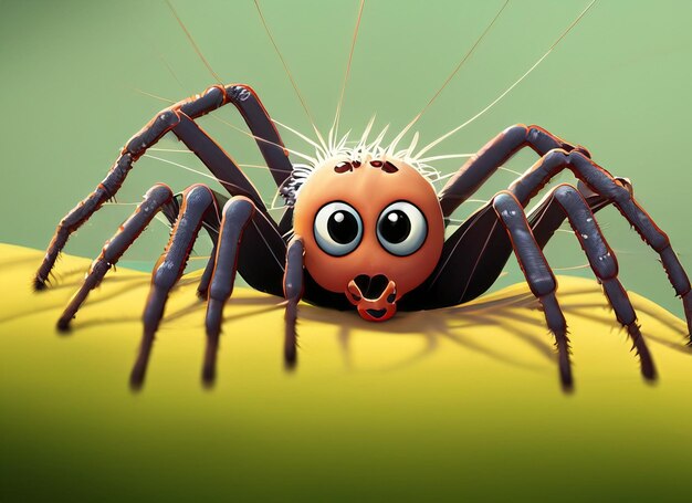 Dibujos animados lindo animal salvaje araña imágenes fondo de pantalla