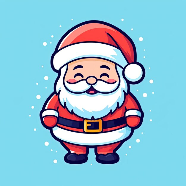 dibujos animados de Navidad Papá Noel clipart vectorial