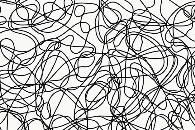 Dibujos de líneas grises de formas orgánicas de fondo