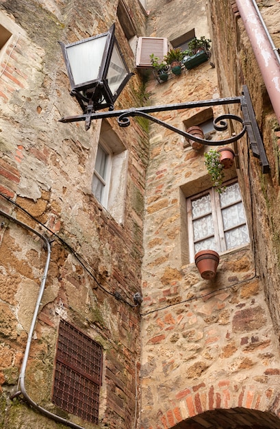 Die alte italienische Stadt Pienza