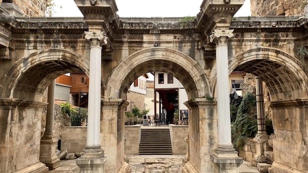 Die Altstadt liegt am Ufer des Mittelmeers Türkei Antalya