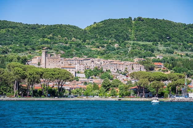 Die Altstadt von Bolsena, altes Dorf am Ufer des gleichnamigen Sees