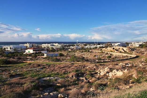 Die Ansicht von Ayia Napa Zypern