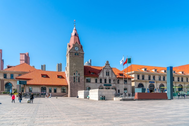 Die antike Architektur des Bahnhofs Qingdao