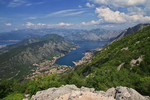 Die antike Stadt Kotor an der Adriaküste in Montenegro