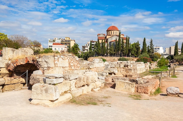 Die archäologische Stätte Kerameikos in Athen, Griechenland