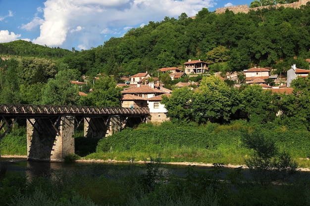 Die Aussicht auf Veliko Tarnovo in Bulgarien