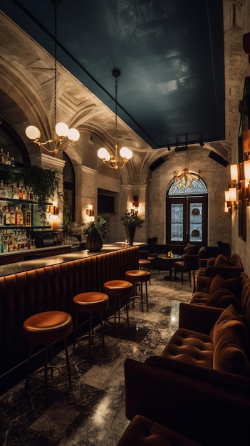 Die Bar im Ivy Hotel