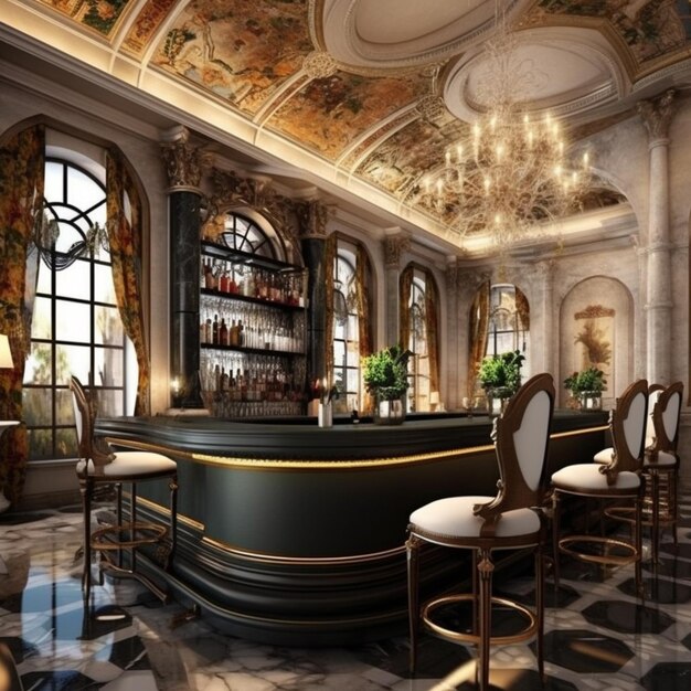 Die Bar im Ivy in London