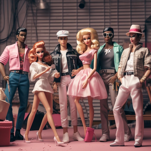 Foto die barbie und ihre bande