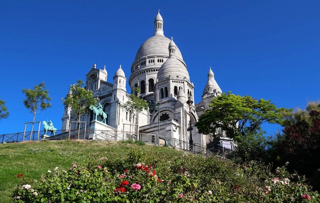 Die Basilika Sacre Coeur Paris Frankreich